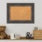 Cork Board, Bark Rustic Frame - Bulletin Board, Organization Board, Pin Board